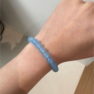 Elegant Blue Beaded Bracelet